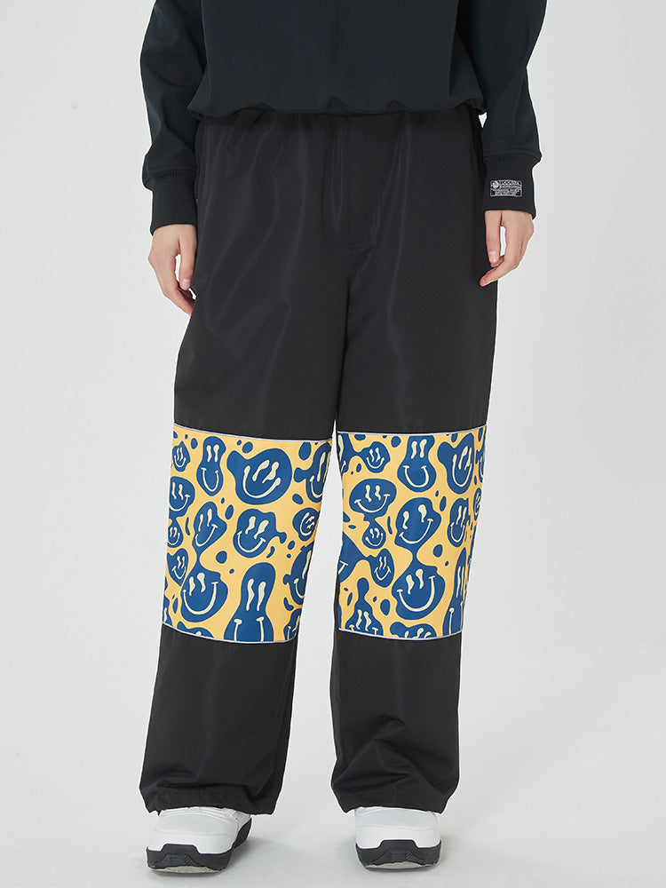 Swaggy Herren Cargo-Schneehose mit reflektierenden Knieeinsätzen