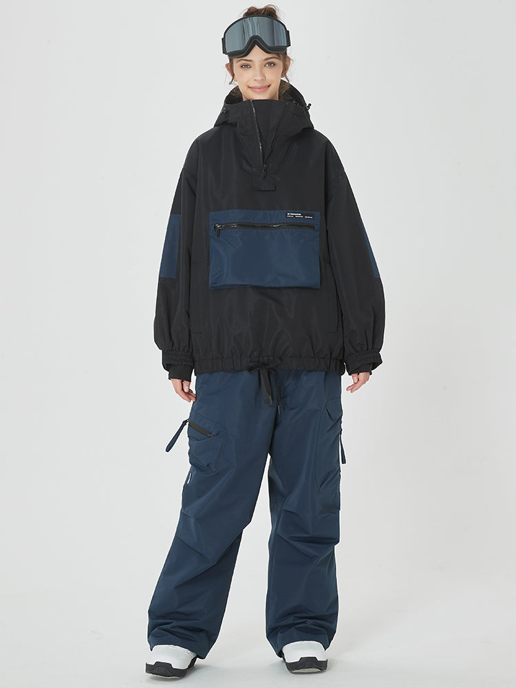 Damen Winter Bomber Schneeanzug Prime Baggy Snowboardjacke & Hose