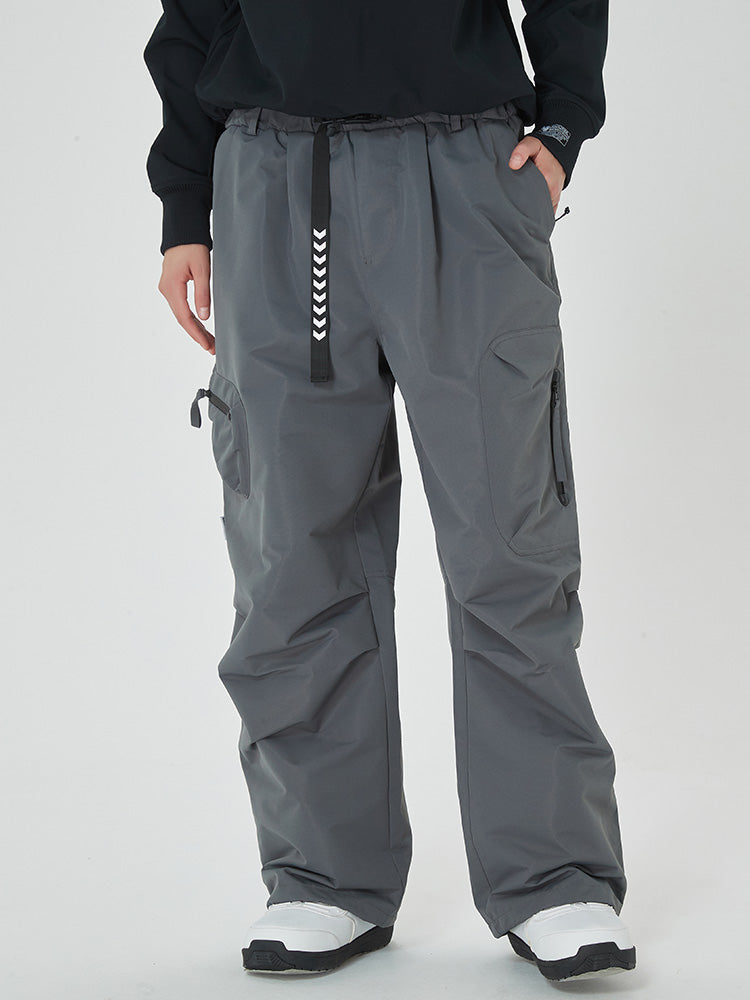 Prime Mountain Baggy-Skihose für Damen mit zwei seitlichen Cargotaschen