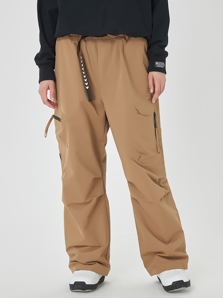 Prime Mountain Baggy-Skihose für Damen mit zwei seitlichen Cargotaschen