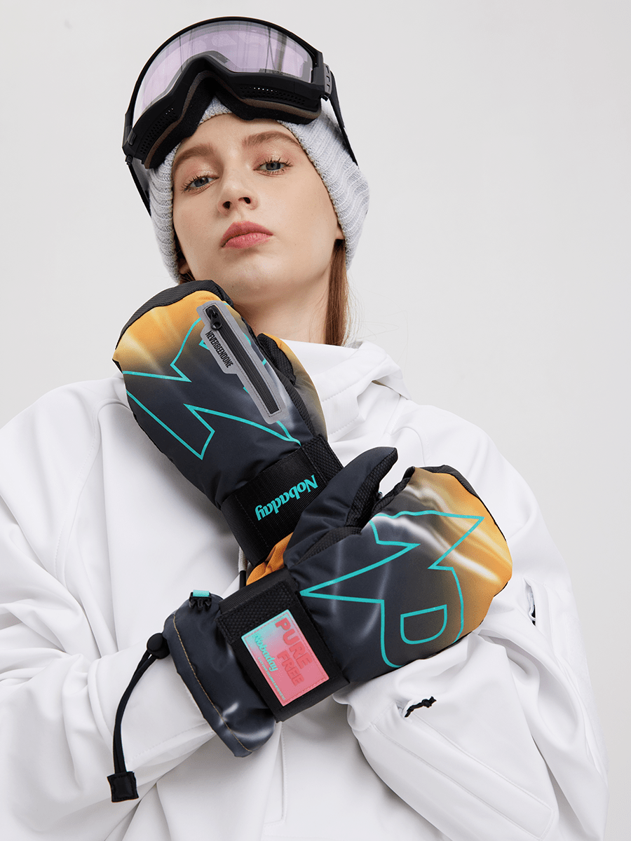Nobaday Fluorspar Snowboard-Fäustlinge für Herren