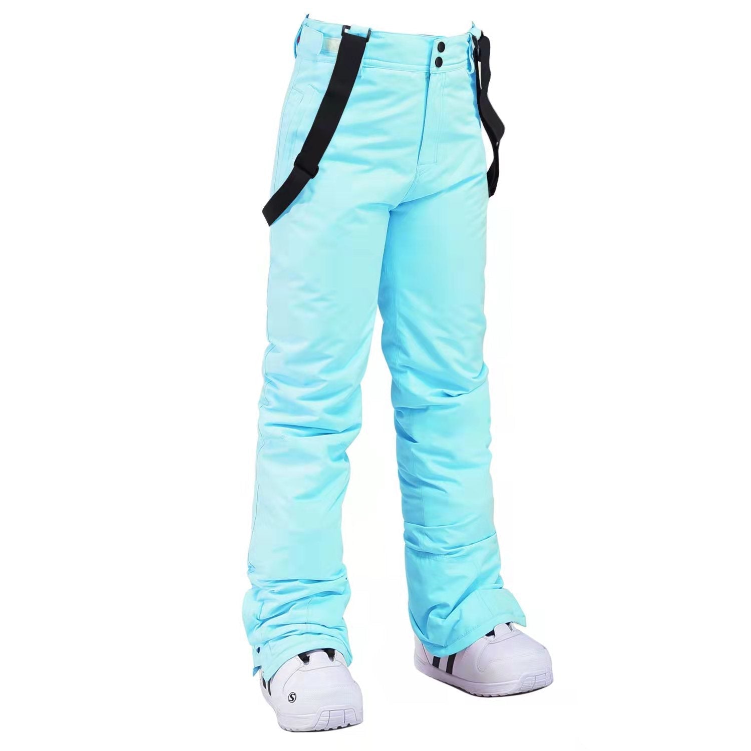 Damen-Winter-Schneehose „Mountains Aurora White“ mit Isolierung