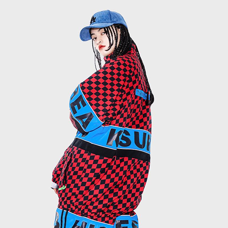 Snowverb Damen Street Style Karo-Schneejacke