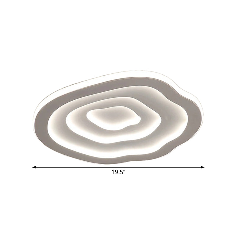 Luvano Ripple LED Deckenleuchte Wellen flach