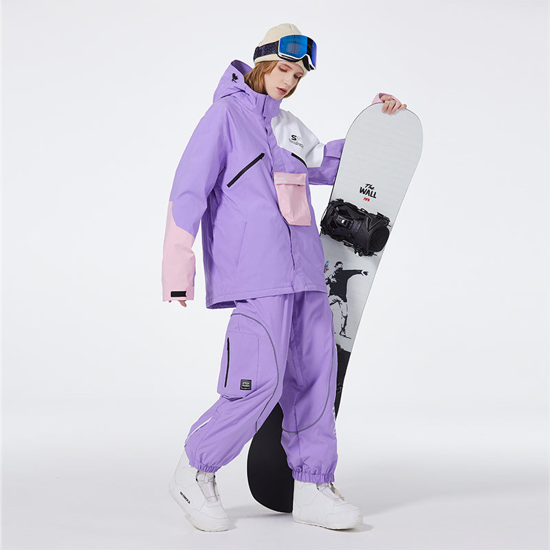 SpeedPanda Unisex Alpine SnowTech Mountain Explorer Schneeanzüge für Damen und Herren