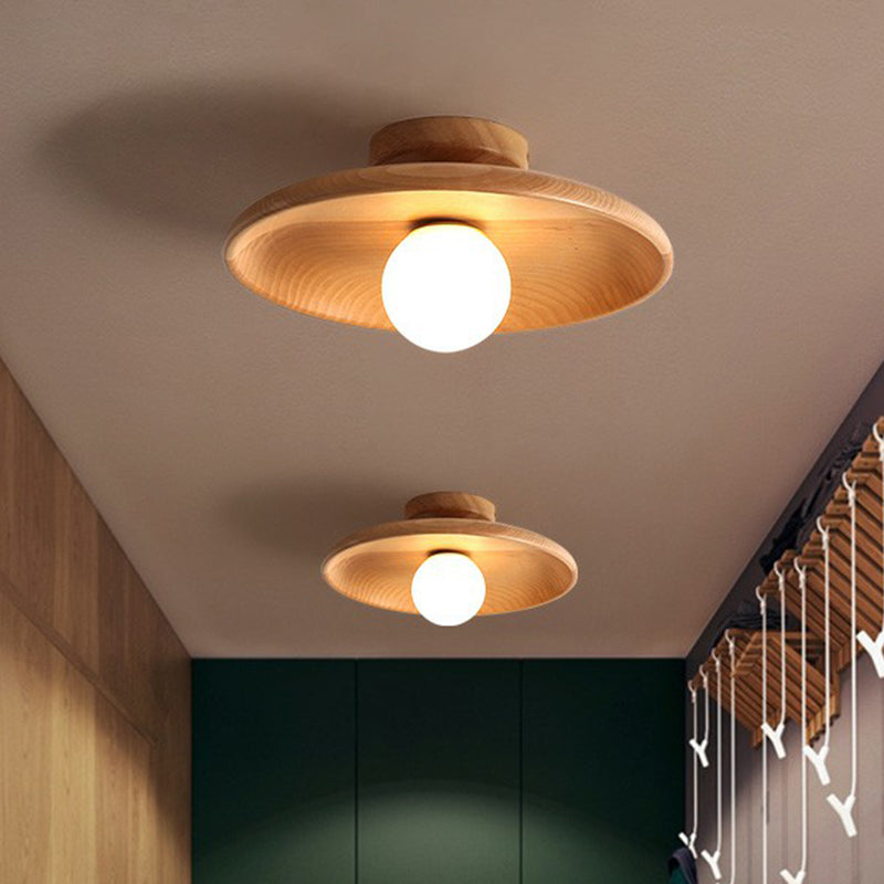 Luvano Deckenleuchte Holz minimalistisch Aufbau