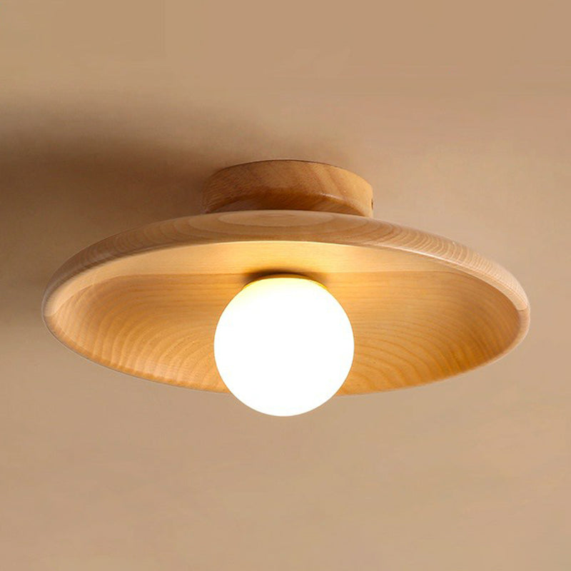 Luvano Deckenleuchte Holz minimalistisch Aufbau