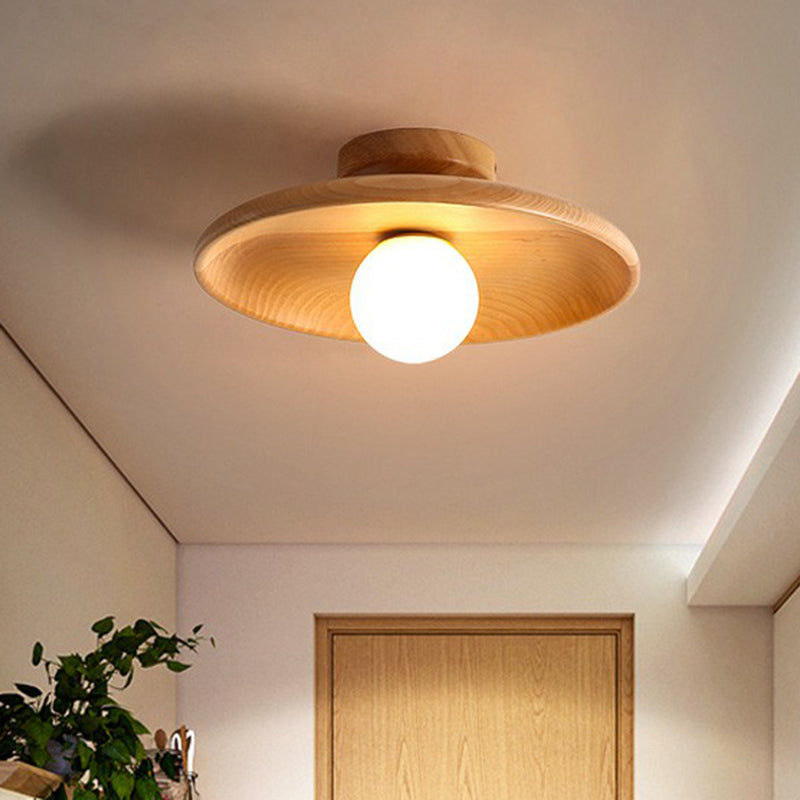 Luvano Deckenleuchte Holz minimalistisch Aufbau