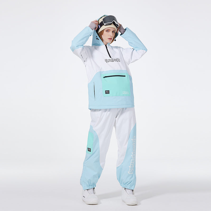 SpeedPanda Mountain Unisex Alpine SummitBlast Schneeanzug für Damen