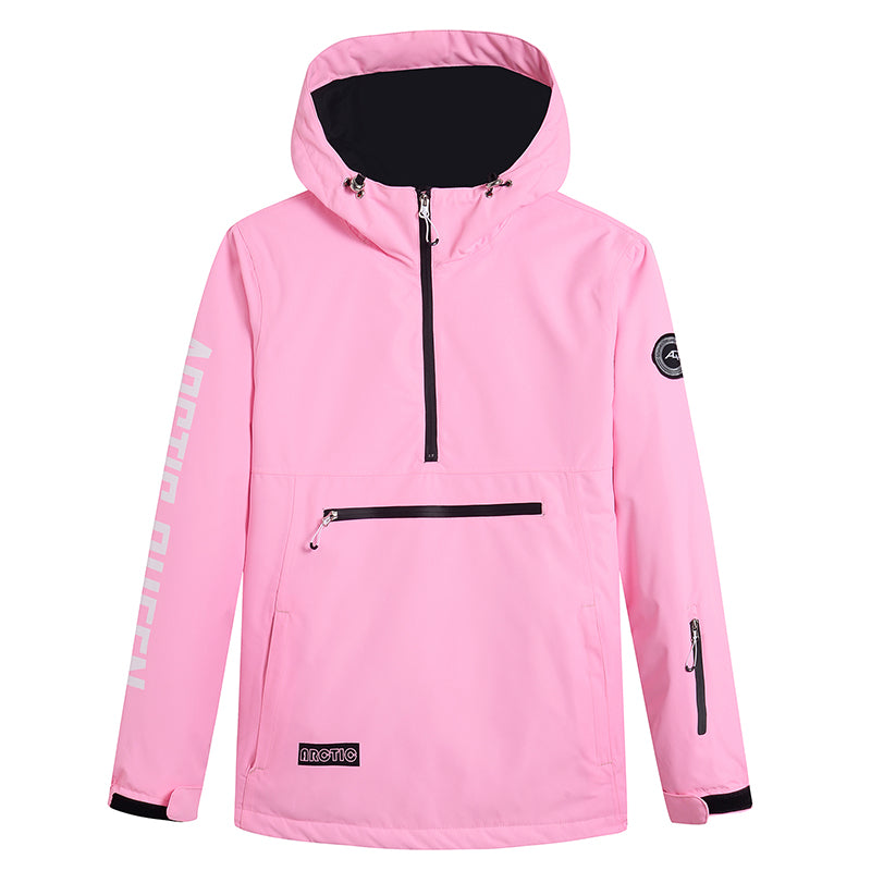 Damen Mountain Challenger Half-Zip Anorak-Schneejacke