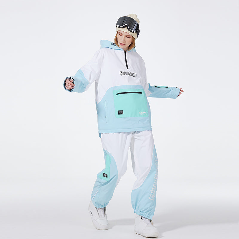 SpeedPanda Mountain Unisex Alpine SummitBlast Schneeanzug für Damen