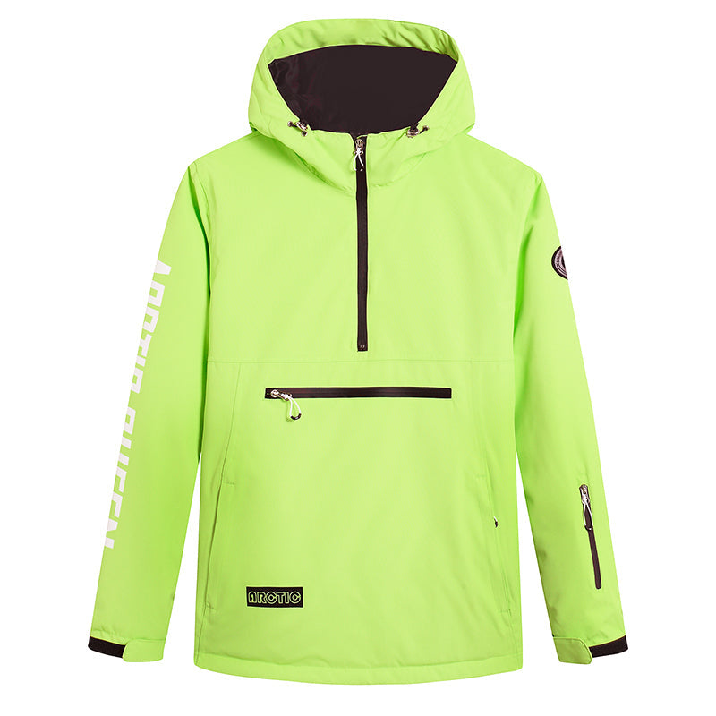Damen Mountain Challenger Half-Zip Anorak-Schneejacke