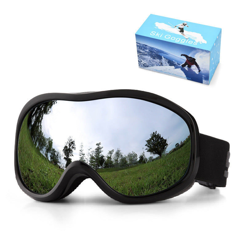 Spherical Anti-Fog Ski Goggles