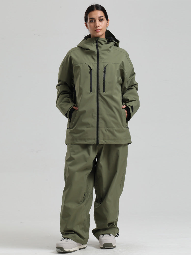 Gsou Snow Durable Mountain Pro Damen-Schneeanzüge mit Isolierung und Windschutz