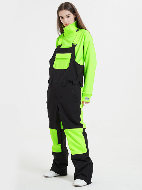 Damen Rabbit Snow Freestyle Mountain Discover Snowboardhose Ski-Latzhose