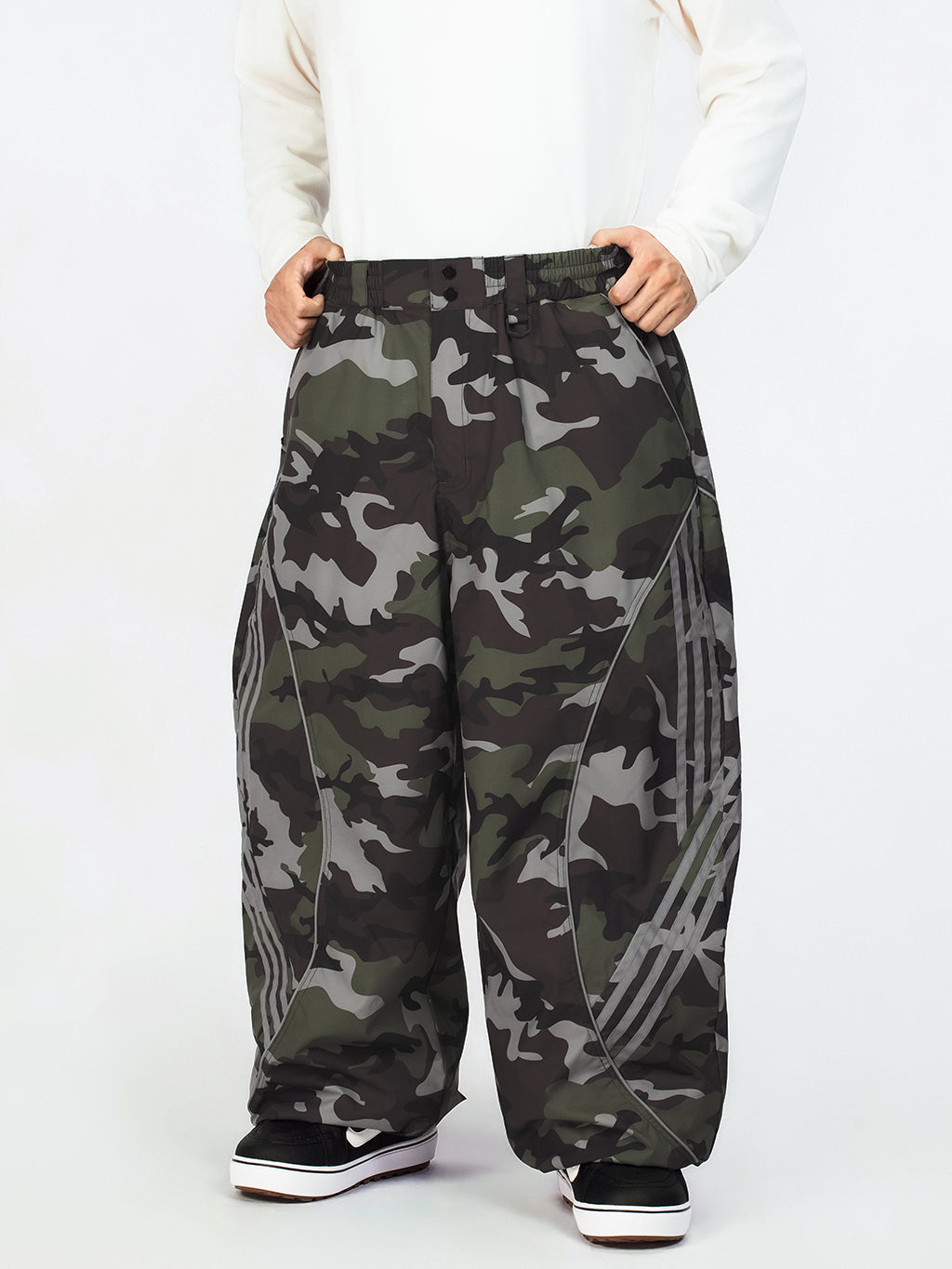 Nightline Park Rider Herren-Schneehose mit reflektierenden Kurven und lockerer Passform