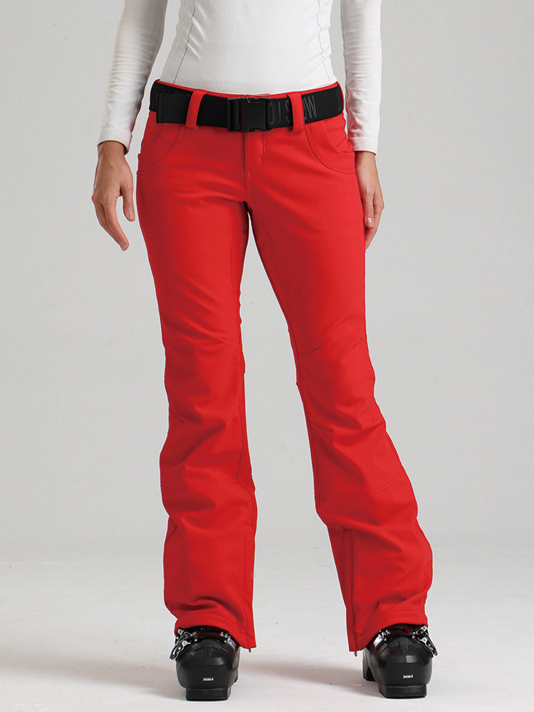 Gsou Snow Alpine Chic Flare Stretch-Skihose für Damen