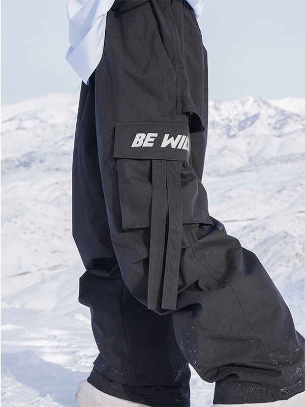 Herren Born To Be Wild Mountain Chill Baggy Schneehose