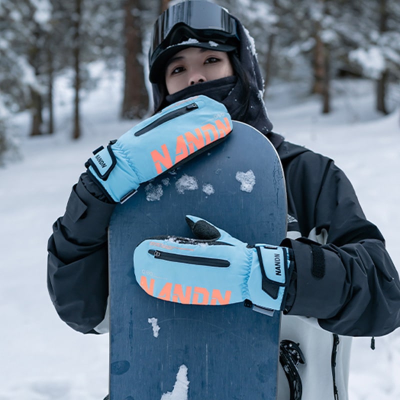 Nandn PowderPeak KEVLAR-Schneehandschuhe für Herren – Extremwetter