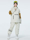 SnowCrest FrostTrek Anorak-Schneeanzüge für Damen mit halbem Reißverschluss