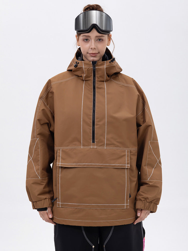 Mountain Vibe Streetstorm Pullover-Snowboardjacke für Damen – Ganzjahresjacke