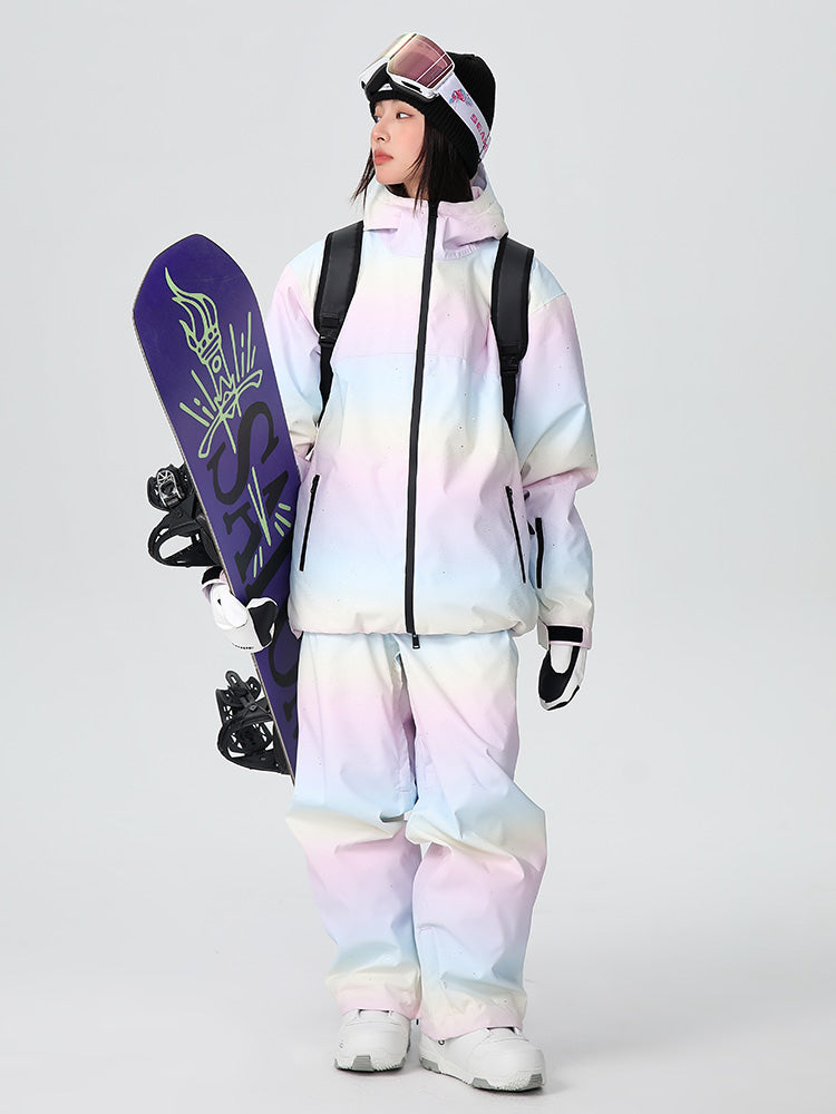 Searipe Alpine Horizon Fade Damen-All-Terrain-Schneeanzug mit Isolierung