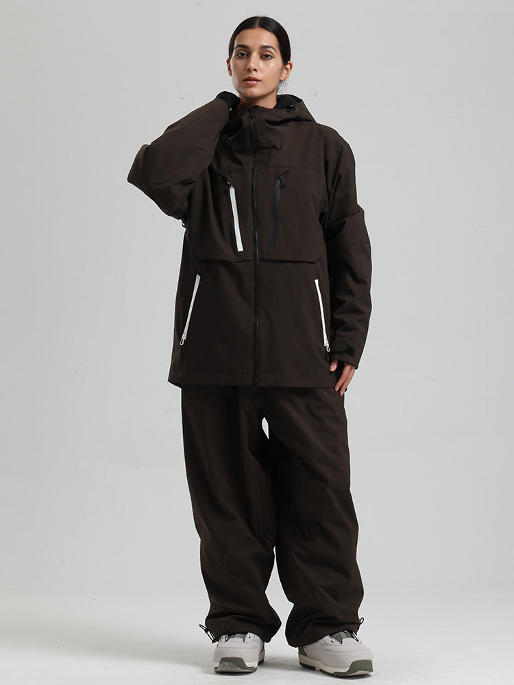 Gsou Snow Damen-Winter-Funktions-Cargo-Schneeanzüge für den Berg