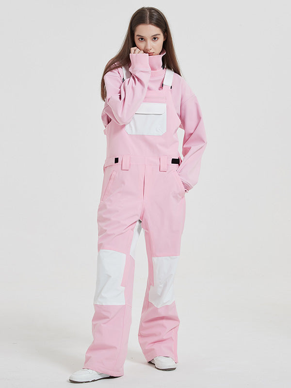 Damen Rabbit Snow Freestyle Mountain Discover Snowboardhose Ski-Latzhose