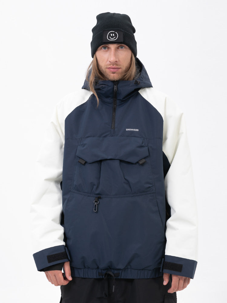 Herren Mountain Freestyle Cargo Pocket Bomber Camo Snowboardjacke