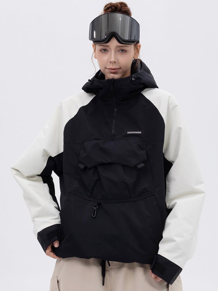 Damen Mountain Freestyle Cargo Pocket Bomber Snowboardjacke