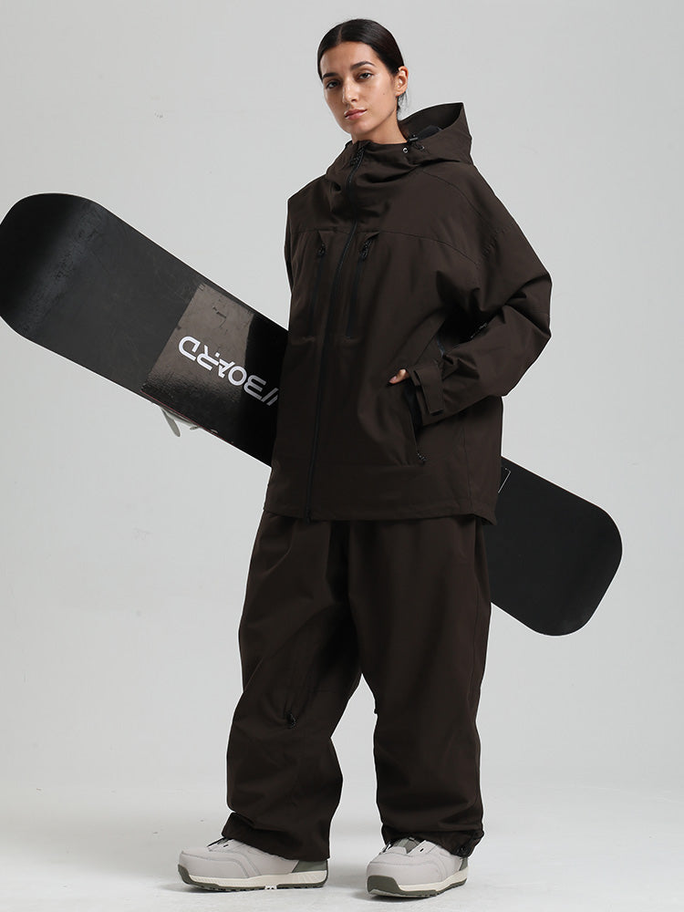 Gsou Snow Durable Mountain Pro Damen-Schneeanzüge mit Isolierung und Windschutz