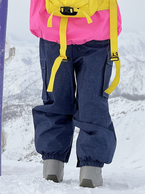 Rabbit Snow Prime Cargo Denim Baggy Snowboardhose für Damen