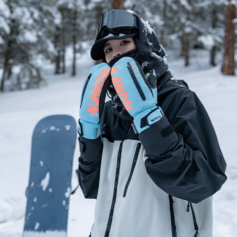 Nandn PowderPeak KEVLAR-Schneehandschuhe für Herren – Extremwetter
