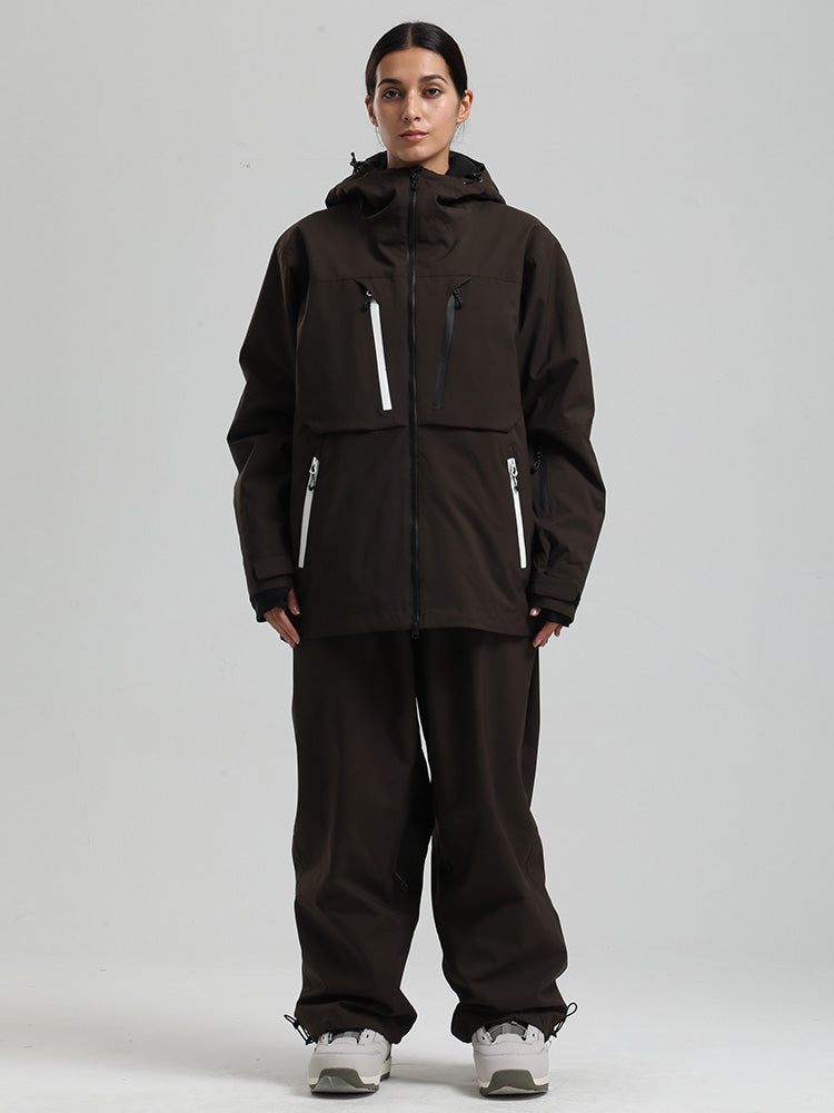 Gsou Snow Damen-Winter-Funktions-Cargo-Schneeanzüge für den Berg
