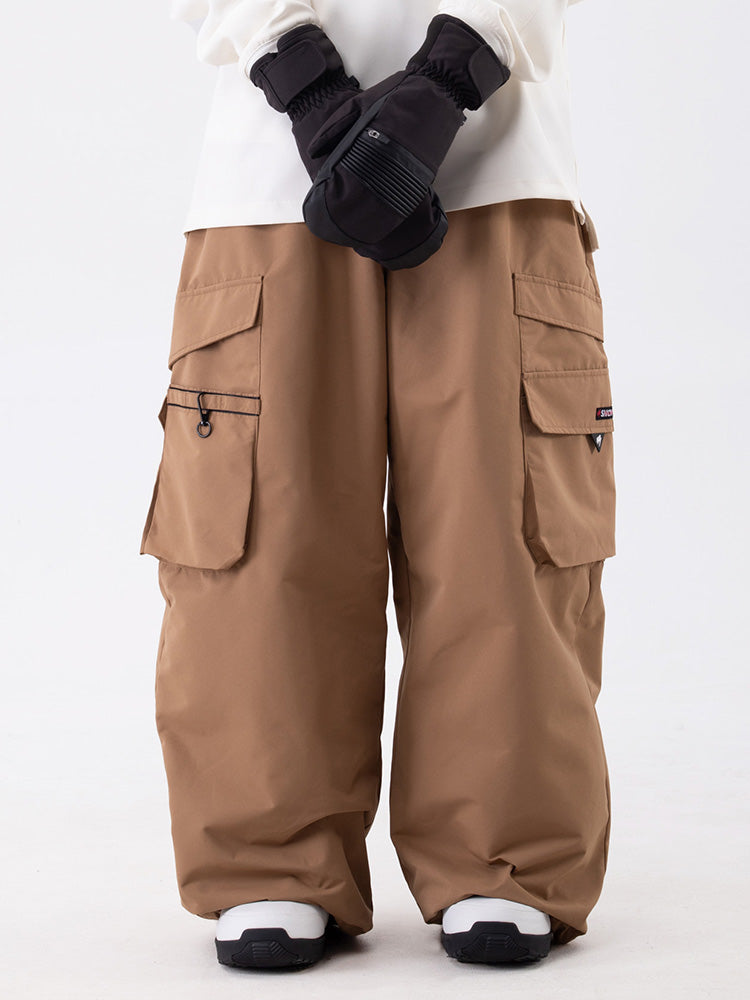 Wild Soul Steeze ParkRider Multi-Pocket Utility Cargo Schneehose für Herren
