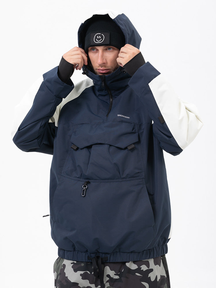 Herren Mountain Freestyle Cargo Pocket Bomber Camo Snowboardjacke