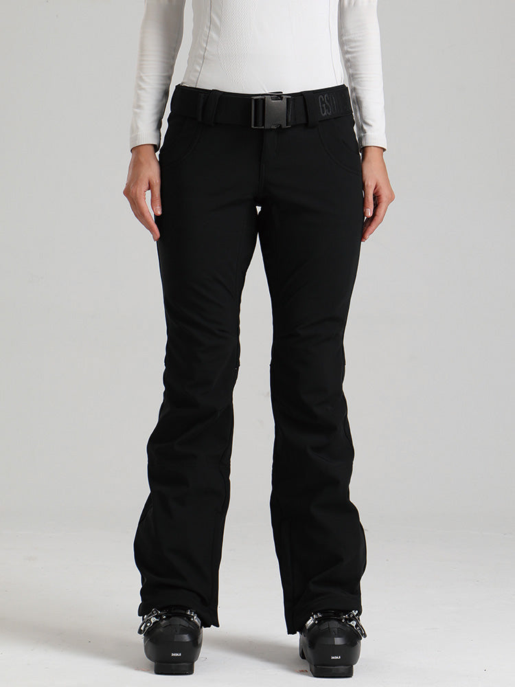 Gsou Snow Alpine Chic Flare Stretch-Skihose für Damen