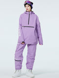 WinterPeak SnowGuard Anorak-Schneeanzüge für Damen mit halbem Reißverschluss