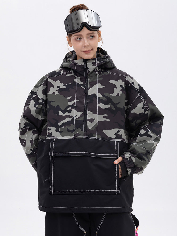 Mountain Vibe Streetstorm Pullover-Snowboardjacke für Damen – Ganzjahresjacke