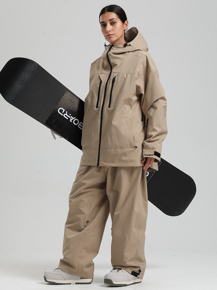 Gsou Snow Durable Mountain Pro Damen-Schneeanzüge mit Isolierung und Windschutz