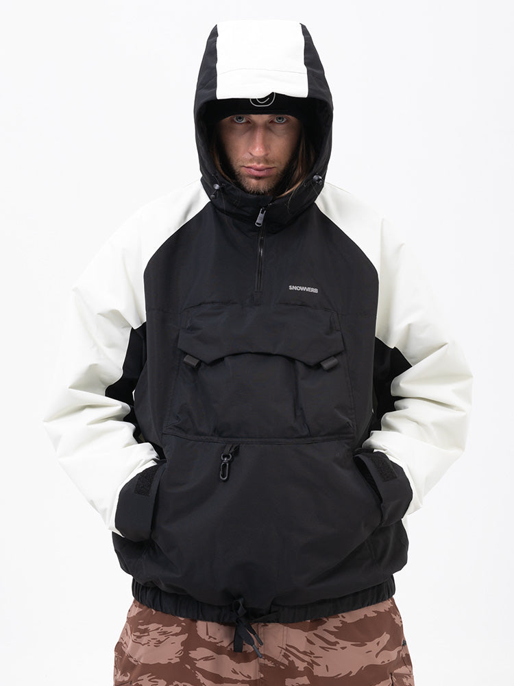 Herren Mountain Freestyle Cargo Pocket Bomber Camo Snowboardjacke