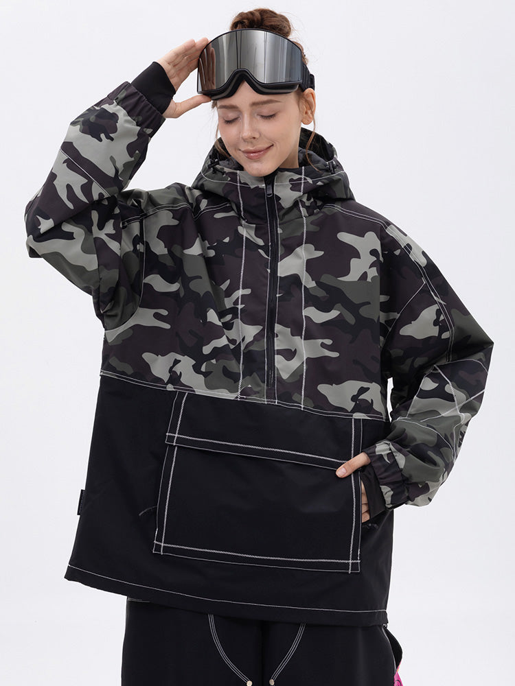 Mountain Vibe Streetstorm Pullover-Snowboardjacke für Damen – Ganzjahresjacke