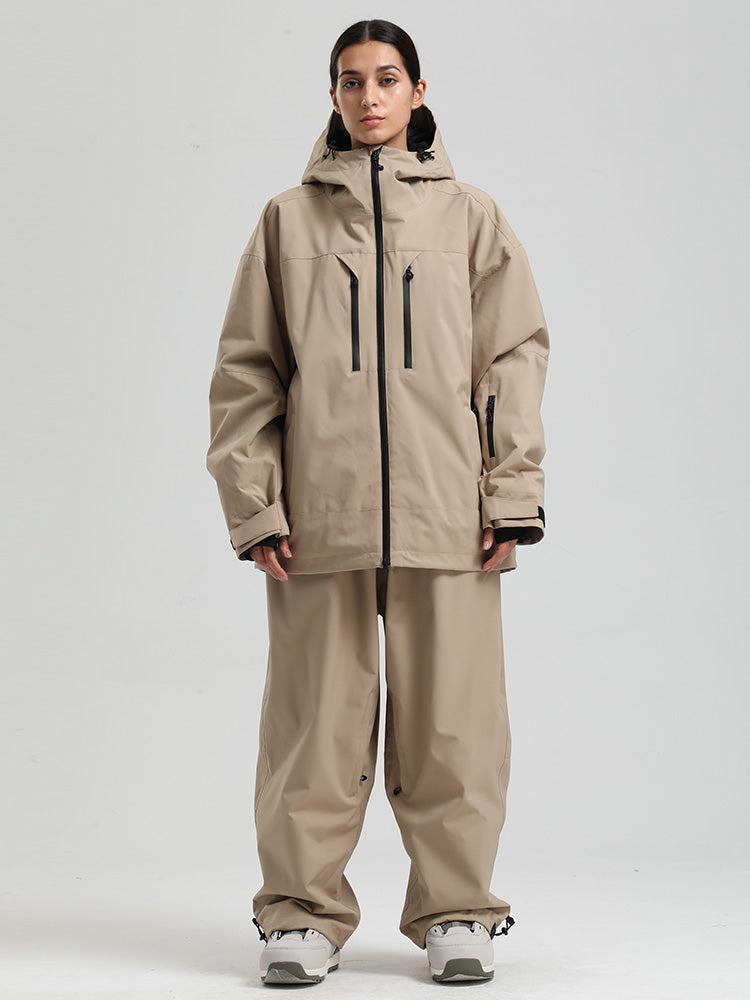 Gsou Snow Durable Mountain Pro Damen-Schneeanzüge mit Isolierung und Windschutz