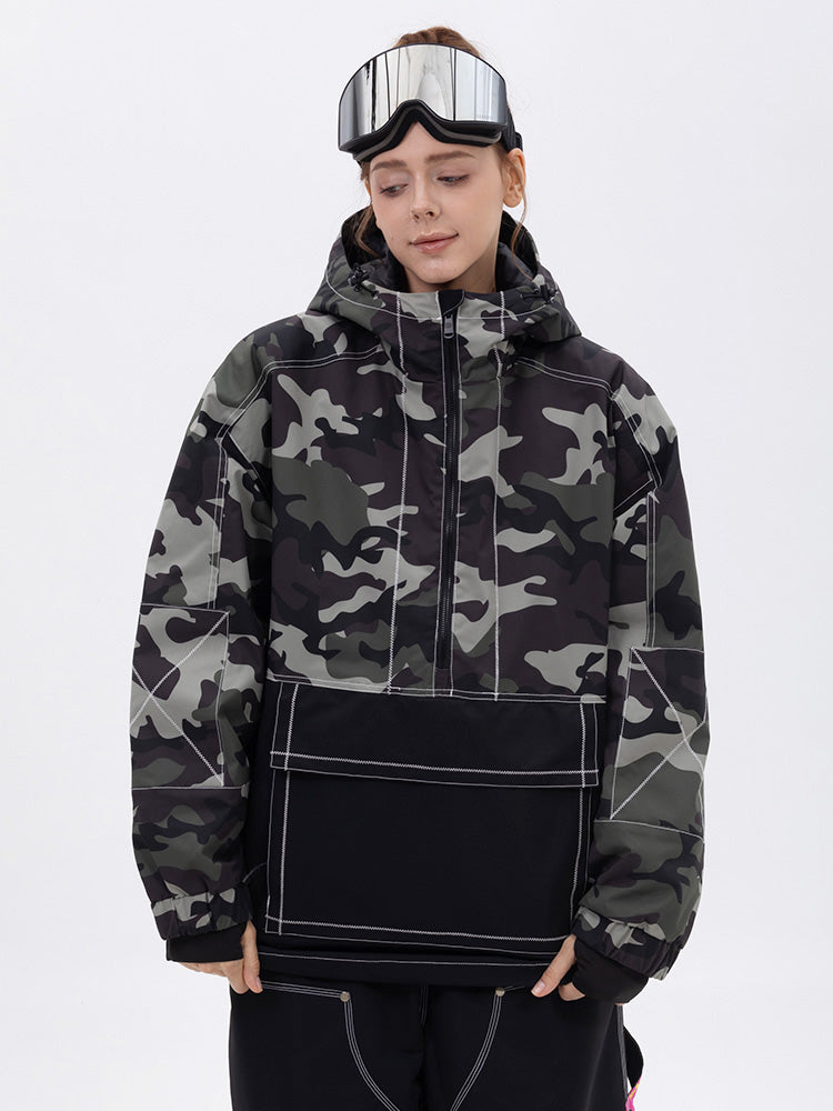 Mountain Vibe Streetstorm Pullover-Snowboardjacke für Damen – Ganzjahresjacke