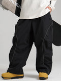 Gsou Snow Damen-Schneehose mit reflektierenden Details und Leuchtkante