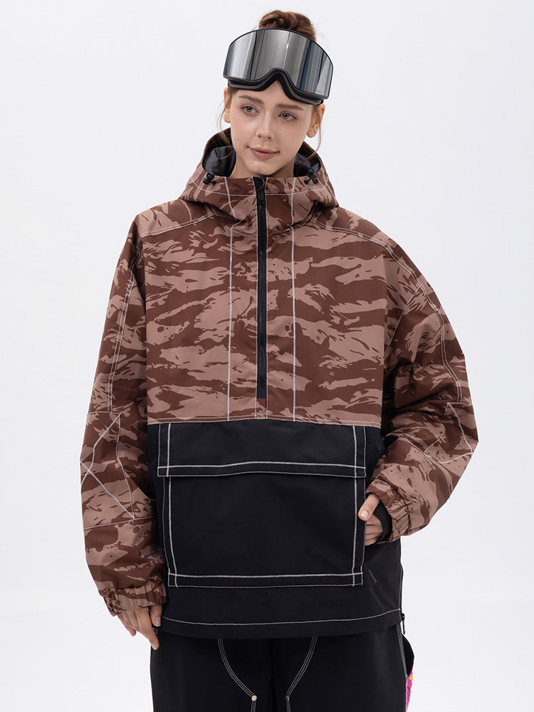 Mountain Vibe Streetstorm Pullover-Snowboardjacke für Damen – Ganzjahresjacke