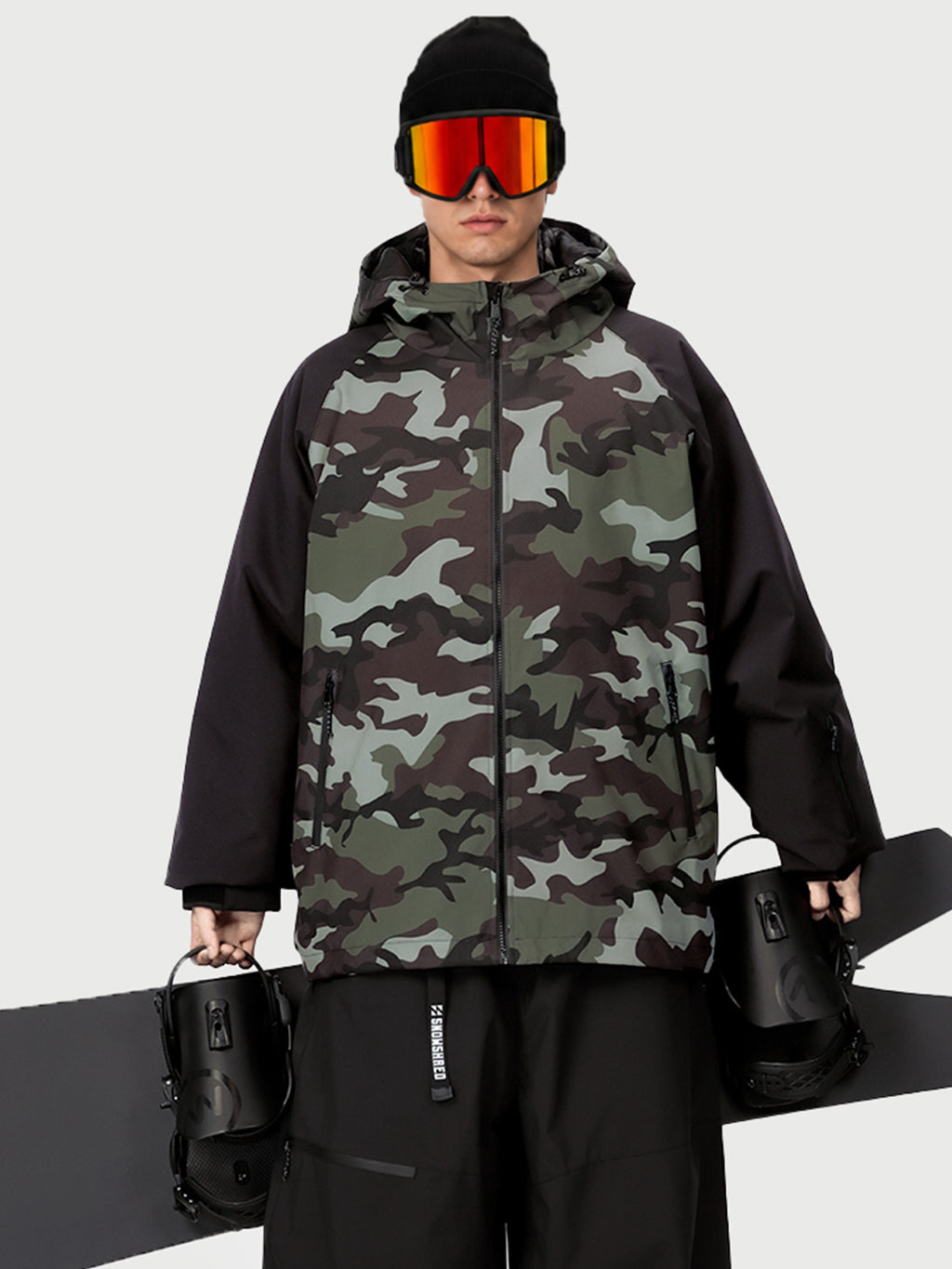 Urban Vibe Herren-Freestyle-Snowboardjacke – robust und vielseitig