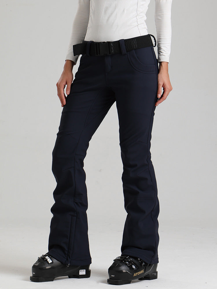 Gsou Snow Alpine Chic Flare Stretch-Skihose für Damen