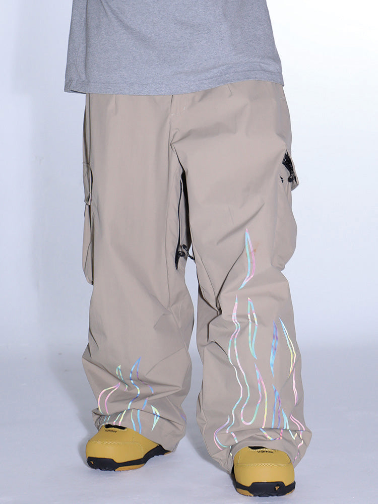 Gsou Snow Furious Spark Reflektierende Cargo-Schneehose für Damen
