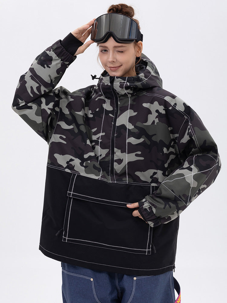 Mountain Vibe Streetstorm Pullover-Snowboardjacke für Damen – Ganzjahresjacke